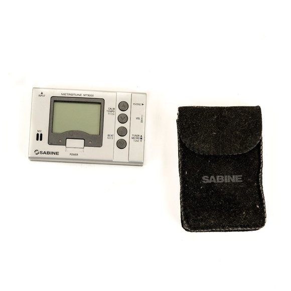 Sabine MT9000 Metrotune Chromatic Tuner and Metronome w/Case Tested, Working - Picture 1 of 6